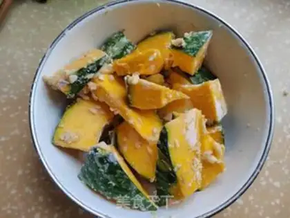 Make Pumpkin with garlic step 3