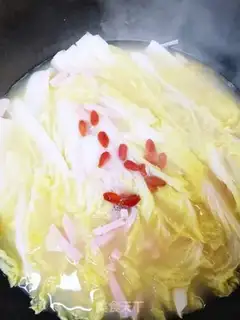 Make Pork eggs on the soup doll step 8