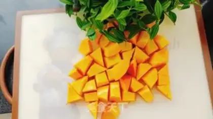 Make Pumpkin porridge step 1