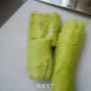 Make Take the jade cucumber step 1