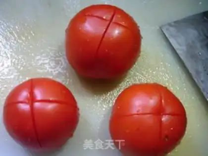 Make Tomato dolls and tofu soup step 6