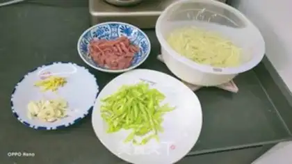 Make Spicy potato fried meat step 0