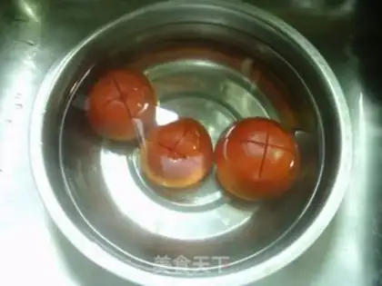 Make Tomato dolls and tofu soup step 7
