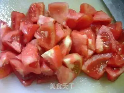 Make Tomato dolls and tofu soup step 8