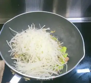 Make Spicy potato fried meat step 8