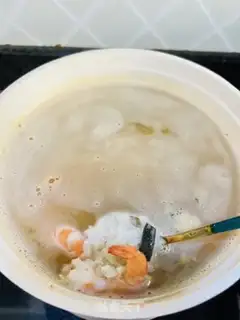 Make Shrimp and eggnog step 4