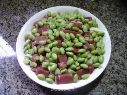 Make The salty beans are white step 6