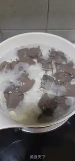 Make Duck blood soup step 2