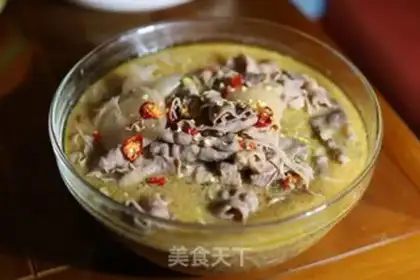Make Sour soup, fat cow step 4
