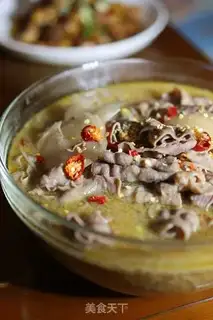 Make Sour soup, fat cow step 5