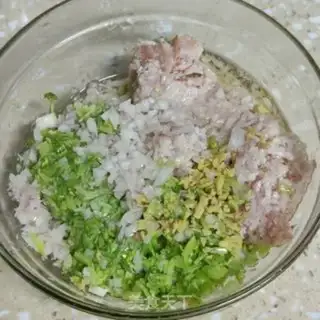 Make Celery meat buns step 10