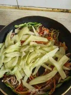 Make cucumber meat step 8