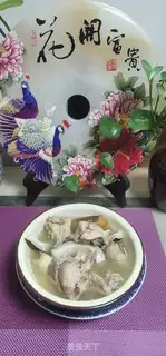 Make "The king of the sea coconuts has five fingers for peach chicken soup." step 7