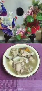 Make "The king of the sea coconuts has five fingers for peach chicken soup." step 8