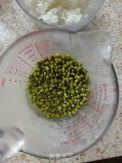Make Green bean congee step 0