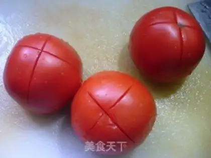 Make Mushroom eggflower tomato soup step 5