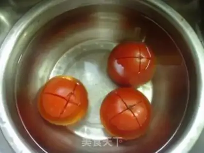 Make Mushroom eggflower tomato soup step 6