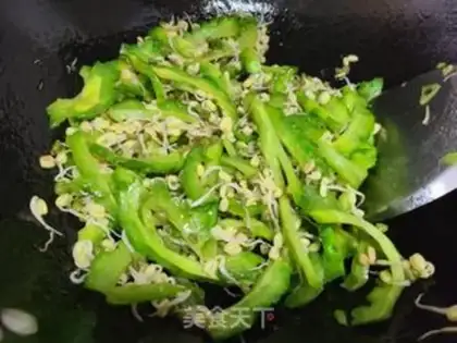 Make Green bean sprouts step 2
