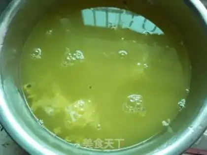 Make Lemon bee-honey bean juice step 1