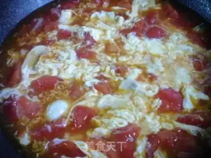 Make Mushroom eggflower tomato soup step 12