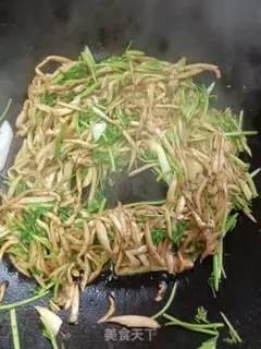 Make Barbecue fried abalone mushrooms step 7