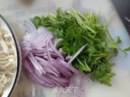 Make Frozen mushrooms step 1