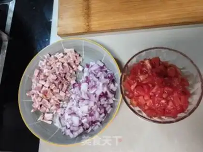 Make Bacon pasta step 1