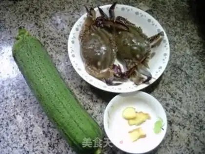 Make Crab melon soup step 0