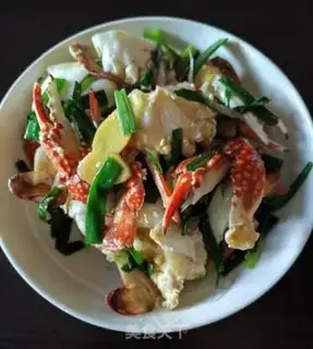 Make Crabs on the ginger onions step 8