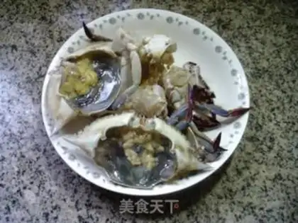 Make Crab melon soup step 1