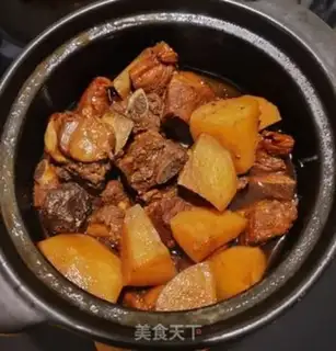 Make Psst. Potato burn ribs step 3