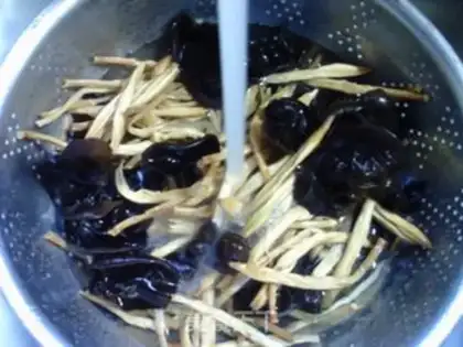 Make Blackwood, yellow cabbage step 2