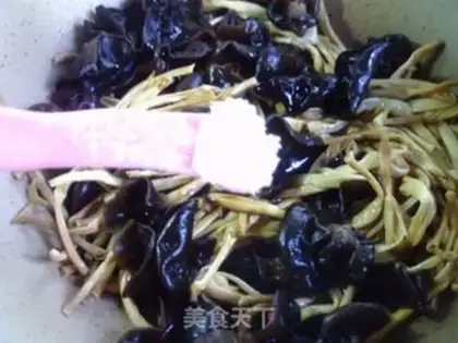 Make Blackwood, yellow cabbage step 5