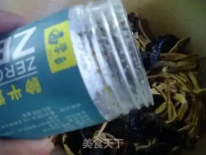 Make Blackwood, yellow cabbage step 6