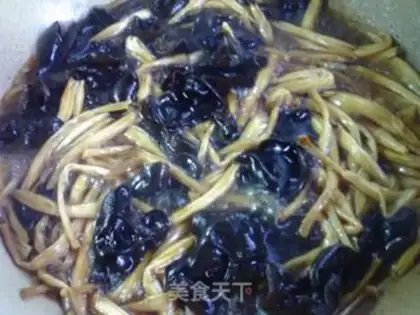 Make Blackwood, yellow cabbage step 8
