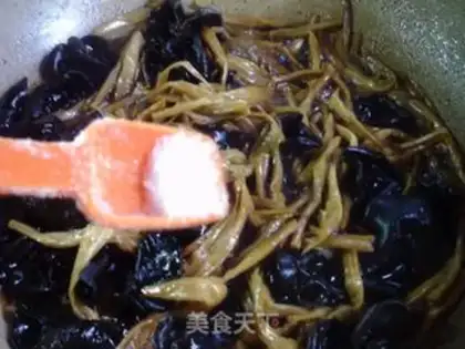 Make Blackwood, yellow cabbage step 9