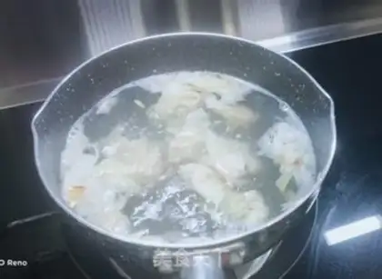 Make Spinach soup noodles step 5