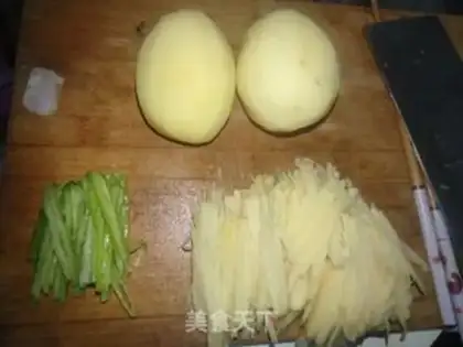 Make Sour potatoes step 1