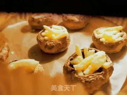 Make Baked cheese mushrooms step 3