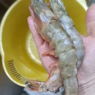 Make Shrimp with green beans step 0
