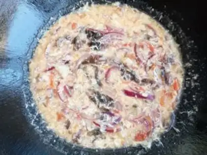 Make Tomato egg oak soup step 4