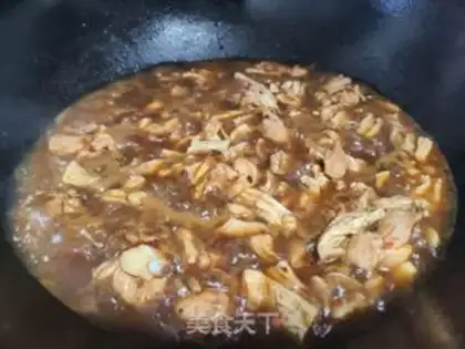 Make Scrambled chicken step 11