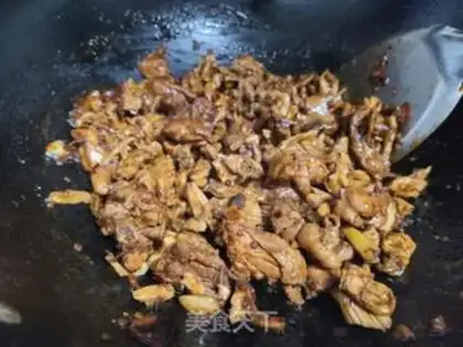 Make Scrambled chicken step 13