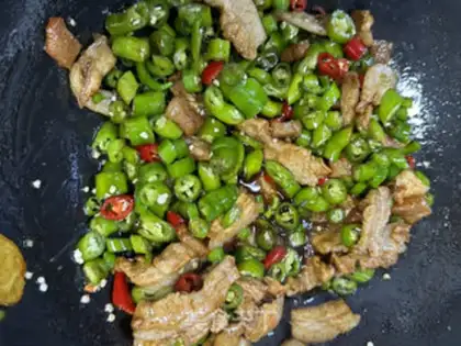 Make Twin pepper noodles step 3