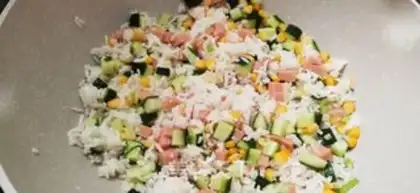 Make Egg fried rice step 5