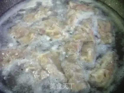 Make Onion fried fat cow step 4