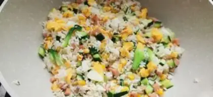 Make Egg fried rice step 9