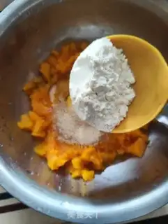 Make Pumpkin egg waffles step 2