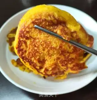 Make Pumpkin egg waffles step 5