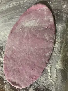 Make Butterfly noodles step 1